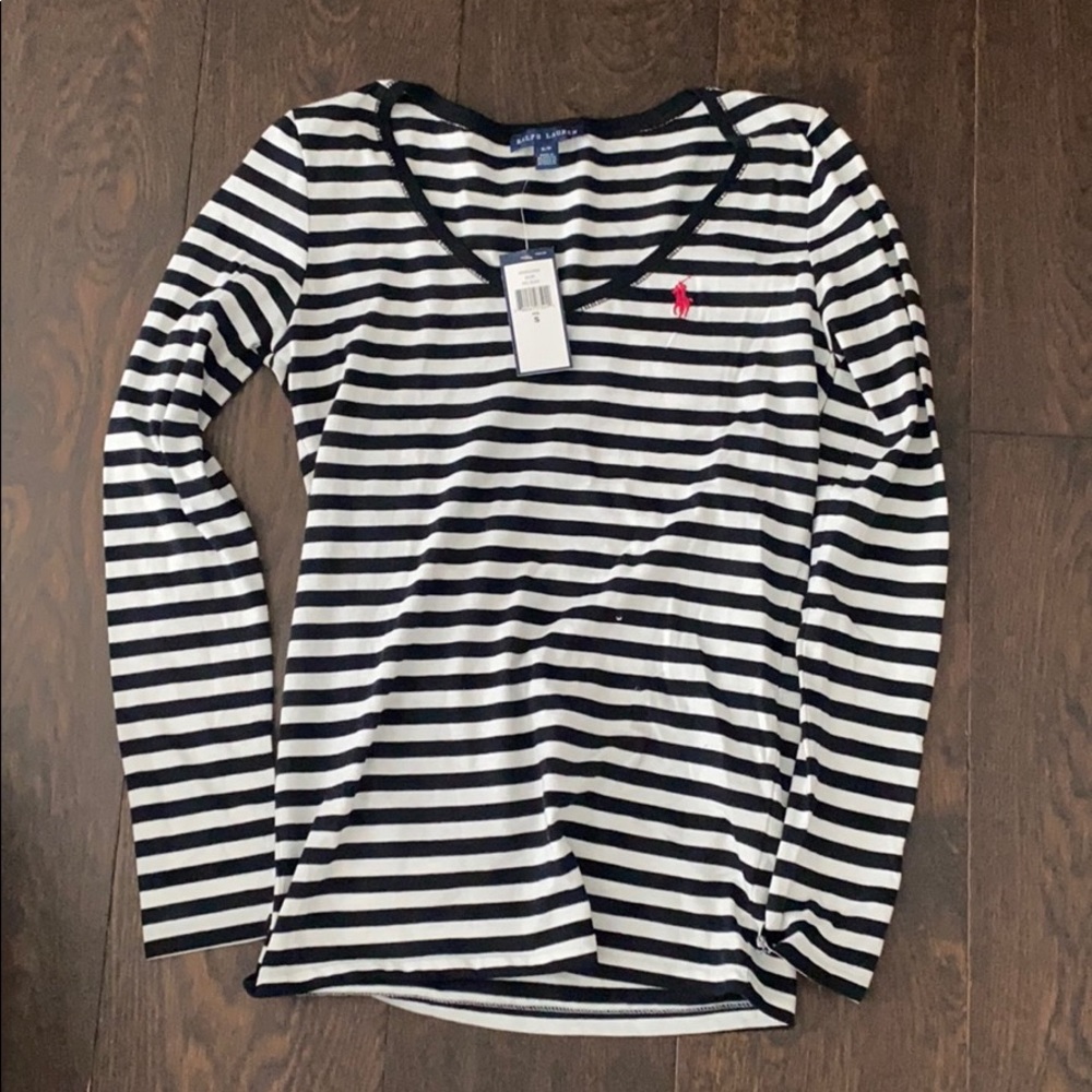 Long sleeve polo tee